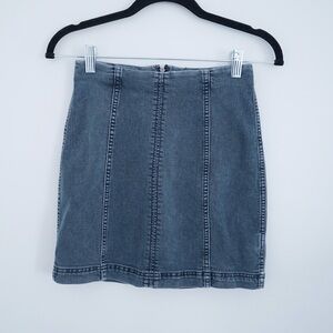 Free People Denim Skirt